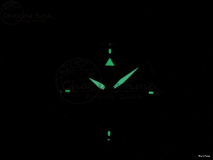 MIROTIME 0224 Original Pilot IW326803 SS MK 1:1 Best Edition Black Dial on Brown Leather Strap MIYOTA 7146